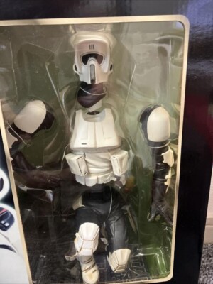 Kotobukiya artfx biker scout trooper statue 1/7 Star Wars used | eBay