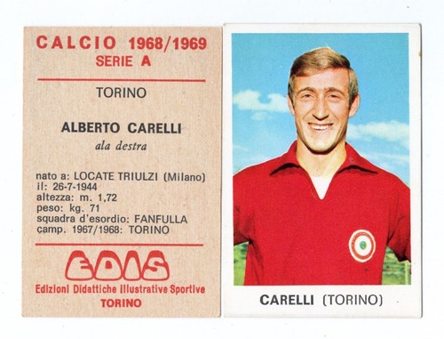 FIGURINE CALCIO EDIS SERIE A 1968-69 RETRO ROSSO SCEGLI DALLA LISTA - Picture 219 of 269