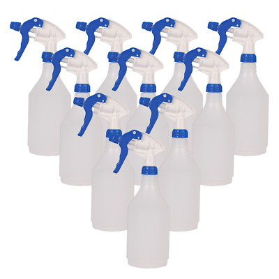 Blaue leere Nachfüll-Sprühflaschen mit Trigger-Sprühköpfen 750 ml - 10er Pack