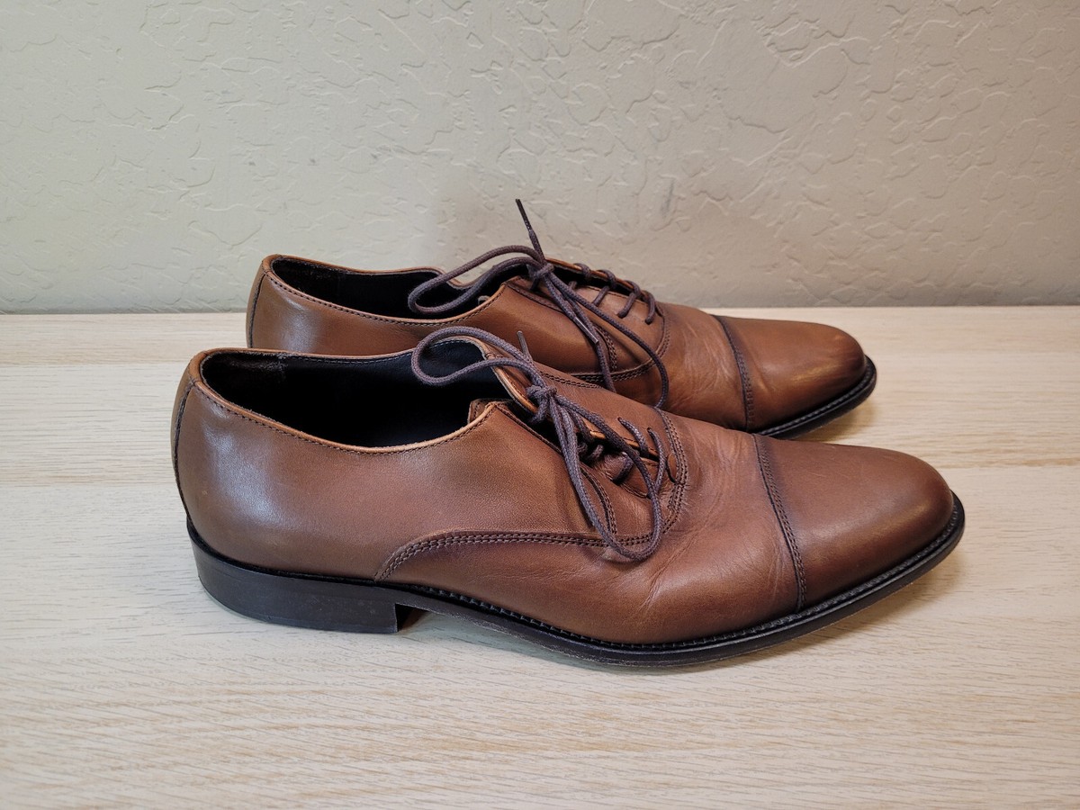 To Boot New York Leather Cap Toe Oxfords To Boot New York - Aidan Chestnut Leather Cap-Toe Oxford main image 2
