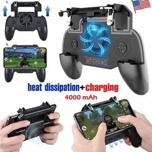 Details about PUBG Mobile Phone Game Trigger Controller Holder Gamepad  Joystick Cooler Fan SR - 