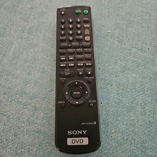 Sony DVD RMT-D116A IR Remote Control Black