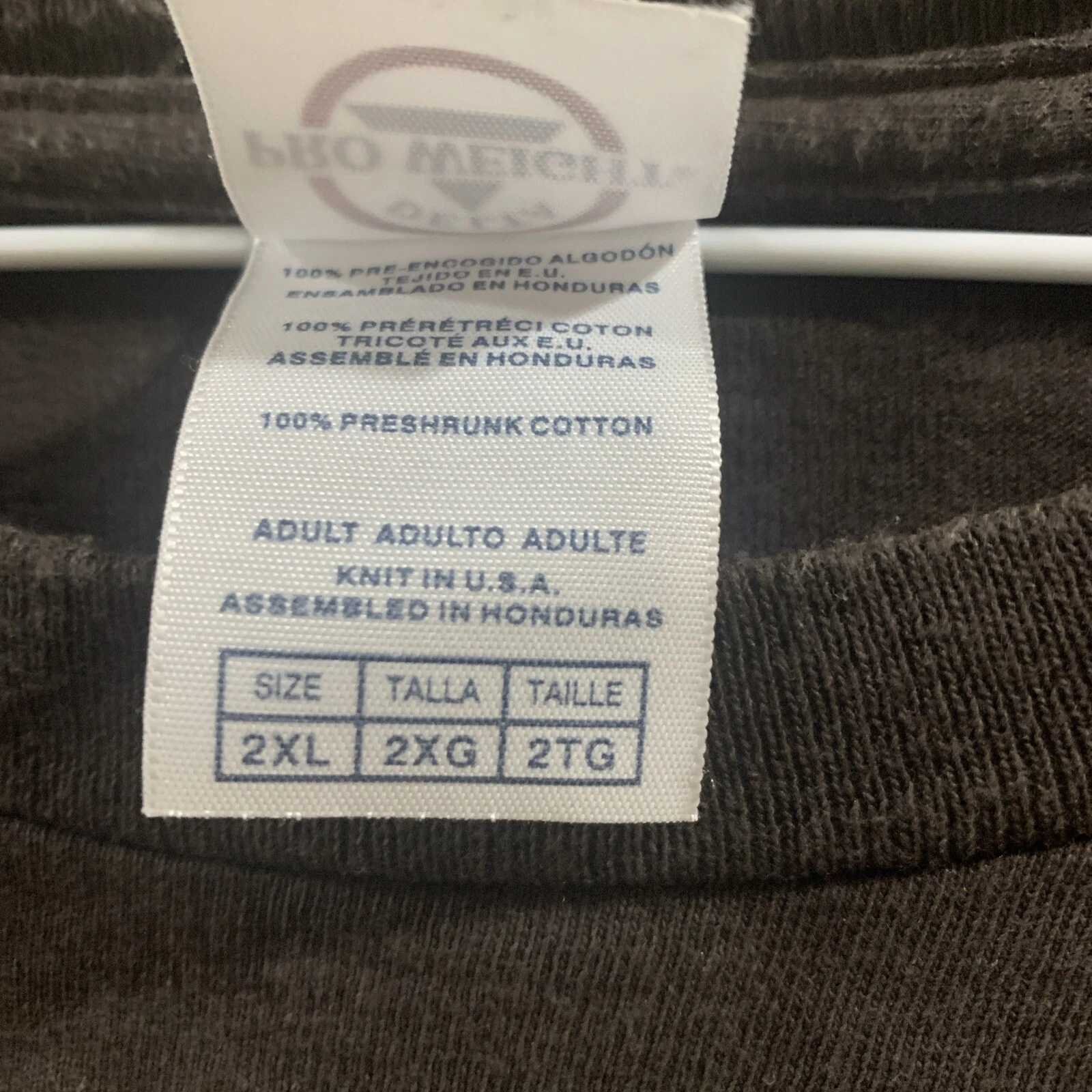 Men’s 2XL brown Short Sleeve Toby Keith Biggest And Baddest Tour T Shirt