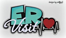 CRAFTECAFE ER KID TITLE premade paper piecing scrapbook diecut piece page album