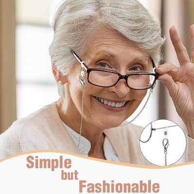 Terminali Per Catene Occhiali 40 Pezzi - Connettori In Silicone Antiscivolo Regolabili - Foto 11