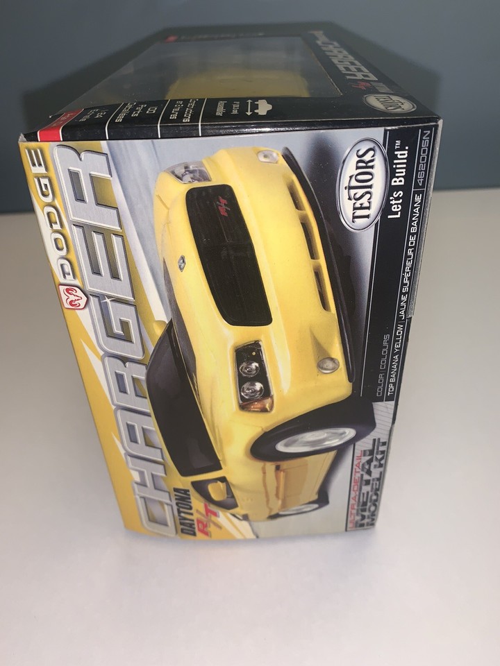 Testors Dodge Charger Daytona 1/24 Yellow Metal Kit 462005 Mopar eBay