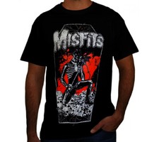 MISFITS SINGER PUNK ROCK Men's Black T Shirt