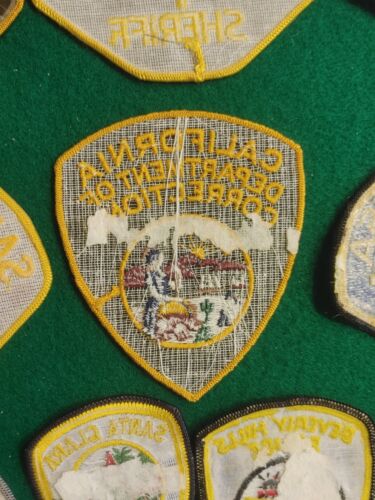 Lot (16) Vintage unbenutzt verschiedene California Police Corrections Patches CHiP's - Bild 8 von 11