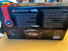 Swiss Diamond - 9 1/2" Saute Pan with Lid 6724c in retail box