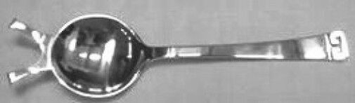 Chinese Key by Allan Adler Sterling Silver Brandy Warmer 6 5/8" Modernism