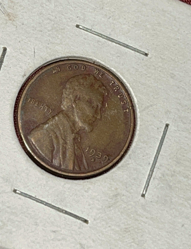 1939-S Lincoln Wheat Small Cent BN Bronze Business Strike, San Francisco
