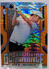 2025 Panini Prizm LIV Golf - Kevin Na Card 1 Dominance Orange Pulsar