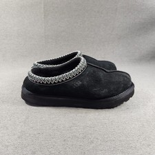 UGG Tasman Black Suede Womens Size 7 Slip On Slipper Sandals Shoes S/N 5950