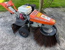 Nimos MUG Mosquito Weed Brush Sweeper - Petrol Engine Powered Path Kerb Cleaner