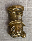 Antique 1888 Ally Sloper Brass Cartoon Mechanical Novelty Vesta Case Match Safe