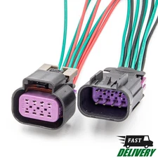 Electrical connector 8-pin. Female + Male. Waterproof. 20242K