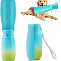 Hundetrinkflasche 550Ml Tragbar Faltbar Wiederverwendbar Gr