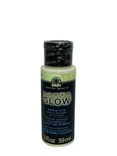 FolkArt Super Glow Acrylic Glow-In-The-Dark Paint 2oz Green NEW SEALED