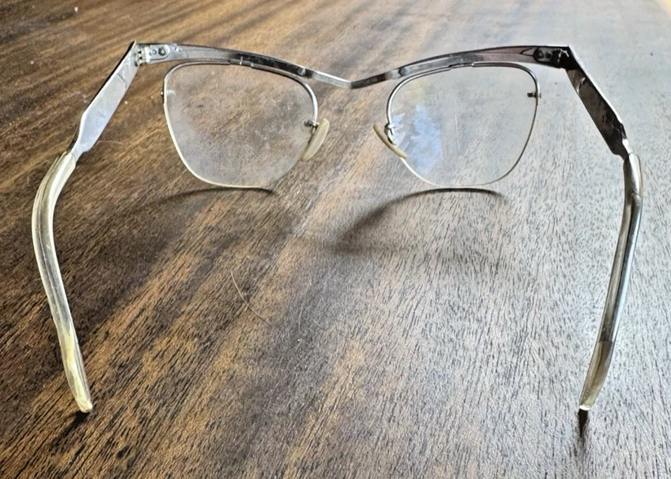 Gafas Liberty vintage años 40 oro 12kt relleno estrás pizarra Starlite Eng Foto 4 de 4