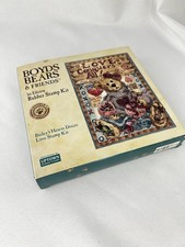 Boyds Bears  Friends "Baileys Heart Desire Love" 1st Edition Rubber Stamp Kit