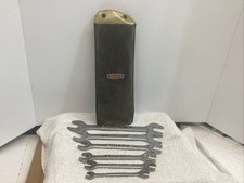 Super Vintage Usa Craftsman 9-4455 Sae 6 Pc Open End Wrench Super Vintage Usa Craftsman 9-4455 Sae 6 Pc Open End Wrench