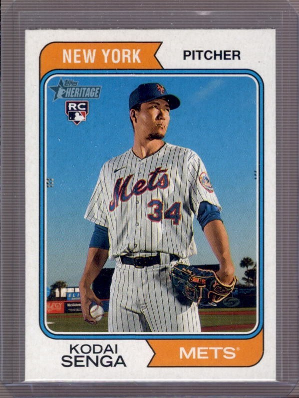 KODAI SENGA 2023 Topps Heritage #80 Base Short Print Rookie Variation SP RC Qty