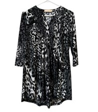 La Cera Women Blouse Size Small Stretch Flowi...