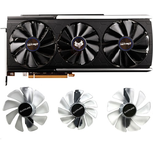 Graphic Card Cooling Fan for SAPPHIRE RX5700XT 8GB NITRO+ Special Edition - Afbeelding 3 van 17