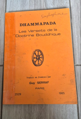 Dharmapada Die Verse der buddhistischen Lehre Übersetzung Guy Serraf