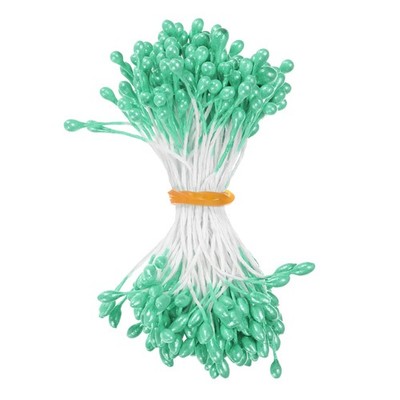 150-Pack 5mm Artificial Pearl Flower Stamens for DIY Crafts[Light Green]