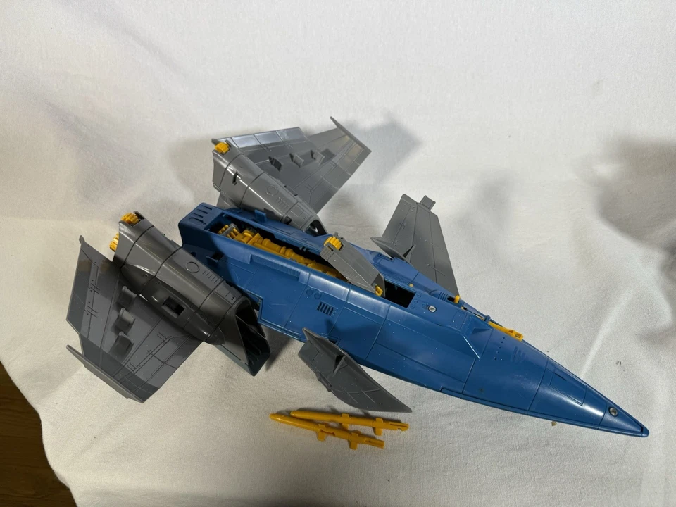 Vintage 1990 GI Joe  Cobra Hurricane VTOL NICE BLUE  - Image 4 of 4