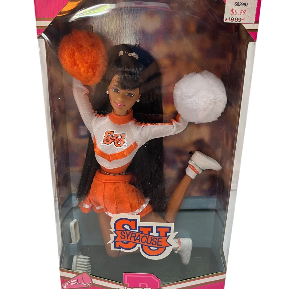Barbie Special Ed. Syracuse University African-American Cheerleader Doll NIB - Image 4 of 4