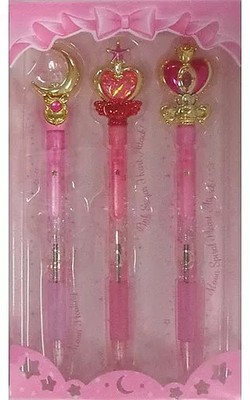 Sailor Moon Pen Set Prism Moon Power Chibiusa and Usagi Ballpoint Pens