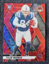 2025 Mosaic Tyler Warren Rookie Card #354 🔴RED SCOPE Prizm 🔴 RC Colts