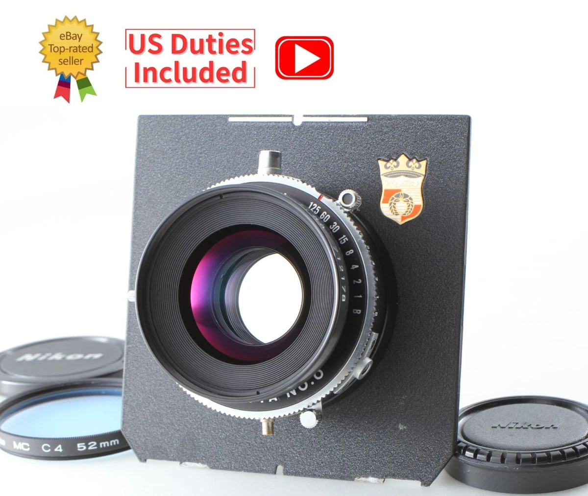 Nikon f/5.6 Camera Lenses 135mm Focal for sale | eBay