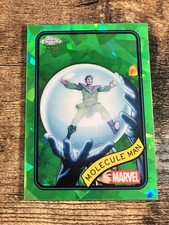 2025 Topps Chrome Marvel Sapphire Molecule Man 21 Green Refractor /99