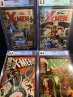 CGC Graded X-MEN Comic book lot  Of X 4 COMICS BOOKS Marvel