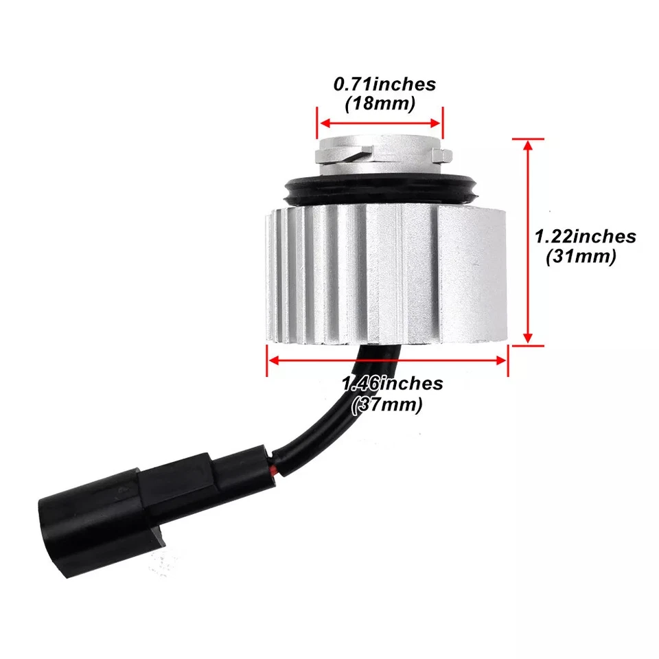 L1B TF1 LED Front Fog Light Bulbs for Honda Civic Accord CR-V Ridgeline Integra - Image 3 of 4