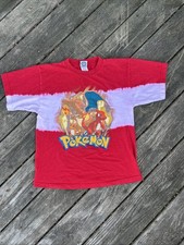 Vintage 1999 Pokemon Charizard T-Shirt Medium Nintendo Fits Adult S youth 16-18