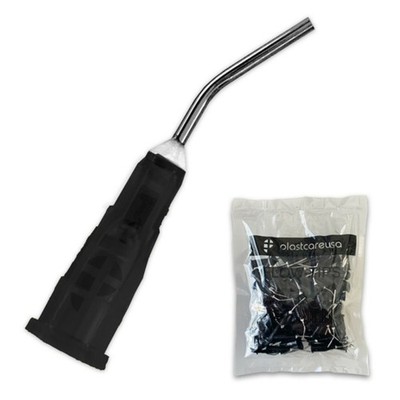 Pre-Bent Needle Applicator Tips 18-27 Gauge 100 Pk Multiple Colors
