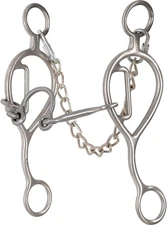 Classic Equine Les Vogt Barrel Bit - Smooth Control & Collection, 7.75”