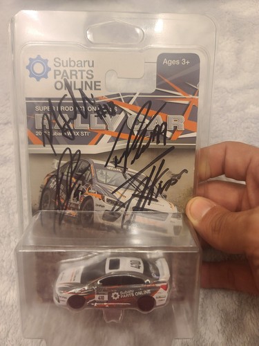 Official Genuine Subaru AeroPro 2016 WRX STi Rally Car Autographed in Protector