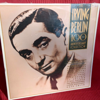 JAZZ LP,  IRVING BERLIN,  100 ANNIVERSARY COLLECTION,  SEALED, Spin Cleaned !!