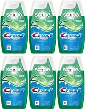 Crest Complete Plus Scope Minty Fresh Liquid Gel Toothpaste Pack of 6 4.6oz