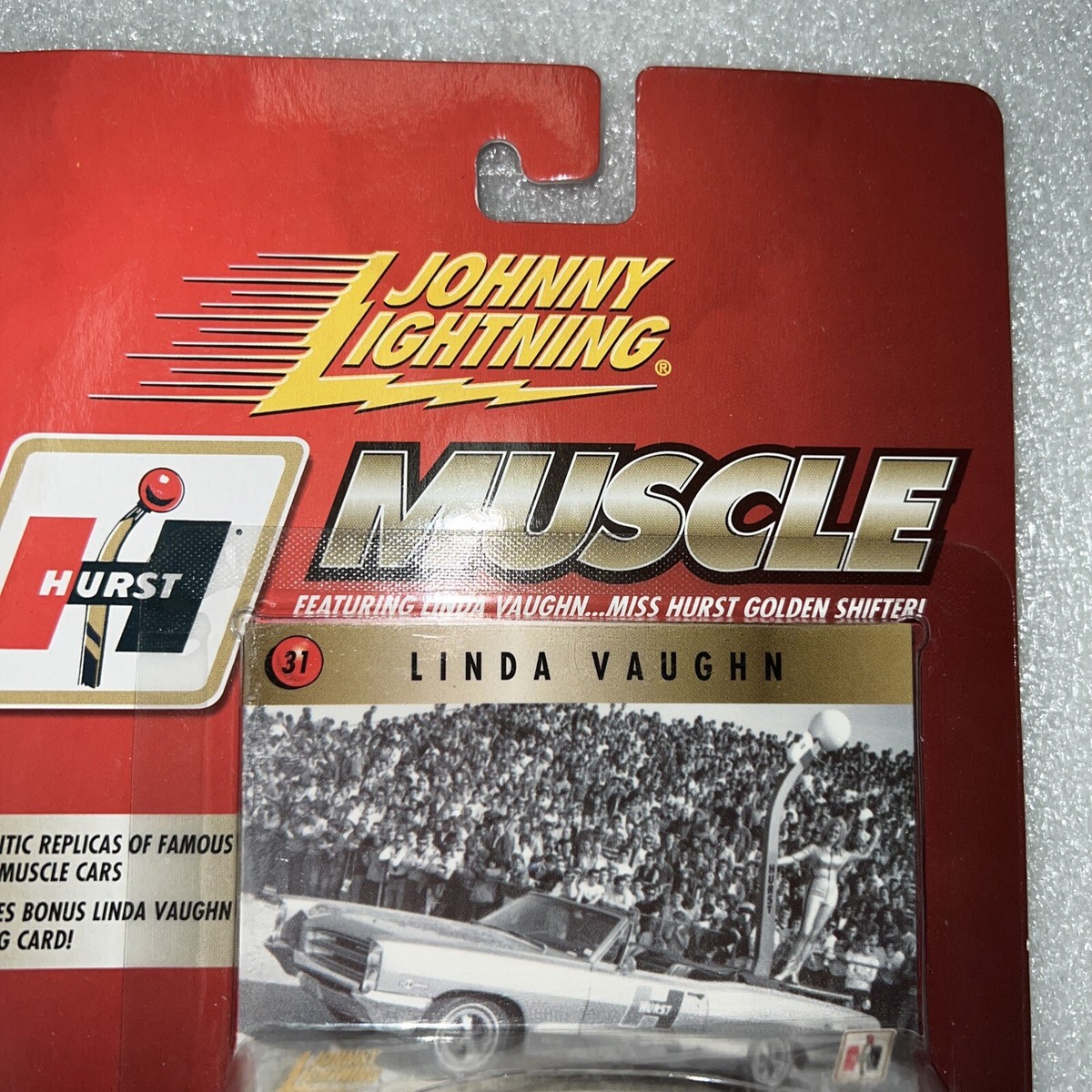 Johnny Lightning Linda Vaughn Miss Hurst Golden Shifter Muscle 1