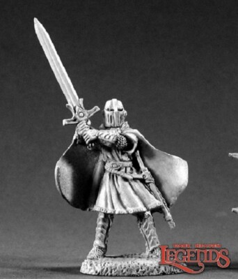 Reaper Dark Heaven Legends 02188 TEMPLAR KNIGHT WITH GREATSWORD, HUMAN PALADIN