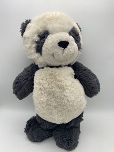 The Panda Bear Plush Stuffed Animal Soft WWF Cub Club Bon Ton Black White Toy - Picture 1 of 9