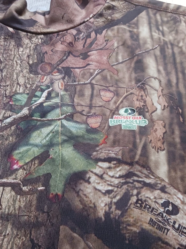 Russell Athletic Mossy Oak Hunting Tree Camo Longsleeve Shirt Size XL - Image 2 of 4