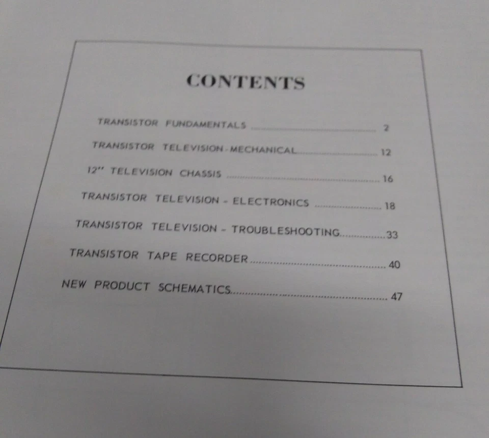 Manual de entrenamiento de servicio Westinghouse RM9090 1966 Foto 3 de 4