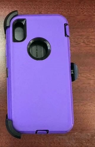 For iPhone Xs Max /X/XS/ 8/7/6 Shockproof Armor Defender Rugged Case W/ Clip - Picture 27 of 27